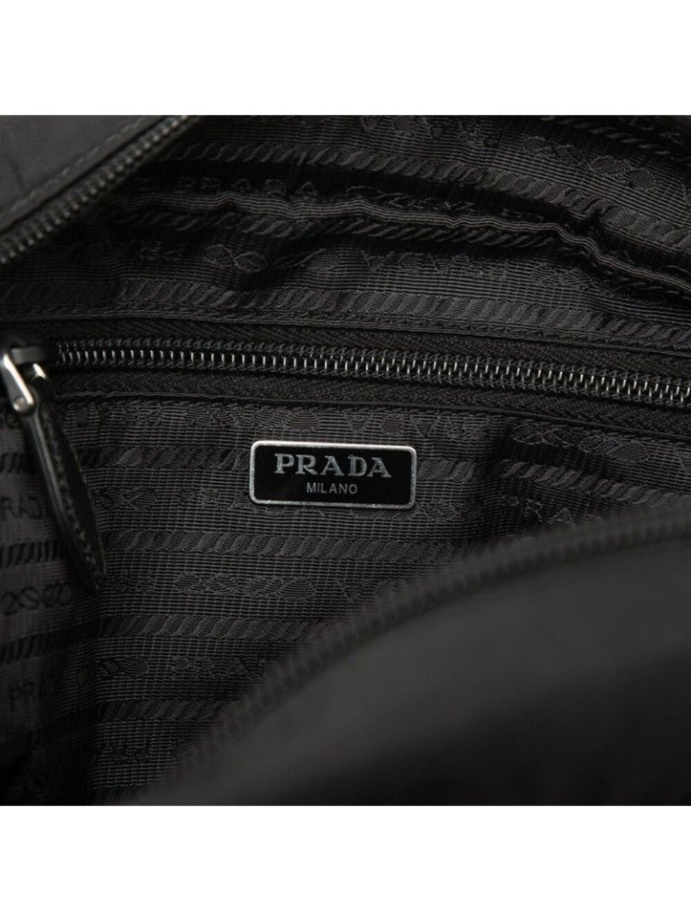 Prada Pouch Black Nylon Leather - Picture 5 of 5